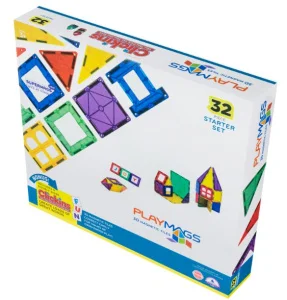 Фото конструктор магнитный magplayer playmags 32 элемента (pm165)