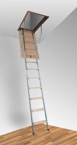 Сходи на горище Altavilla Cold Metal 3S Pino 130x60 h280см