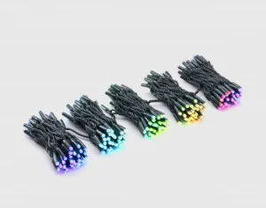 Гірлянда Twinkly Smart LED Pro Curtain RGBW 250, AWG22, IP65 (TWP-CU-CA-05X50SPP-B)