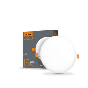 Світильник VIDEX безрамковий круглий 15W 4100K (VL-DLFR-154)