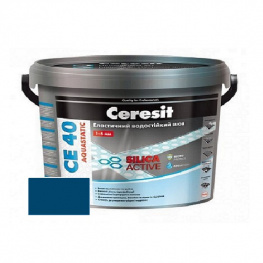 Смесь для заполнения швов Ceresit  до 6 мм темно-синий 88 CE 40 Aquastatic 2кг
