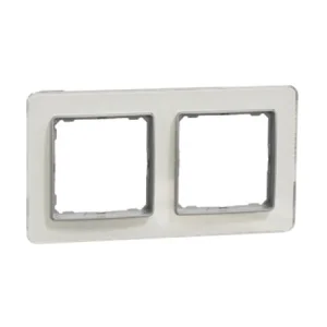 Рамка подвійна Schneider Sedna Elements SDD360802 біле скло
