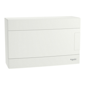 Щит розподільчий Schneider Electric Easy9 навісний 1 ряд 12 модулів білі двері (EZ9EUD112)