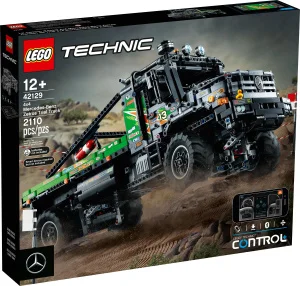 Фото конструктор lego technic полноприводный грузовик для испытаний mercedes-benz zetros 2110 деталей (42129)