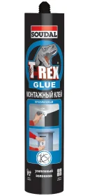 Клей монтажный Soudal T-REX прозрачный 310г (000030000098000100)