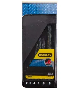 Набір свердел по металу STANLEY 6шт (STA56010)