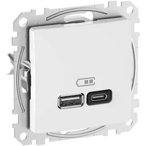 Розетка USB Schneider Sedna Design SDD111404 білий