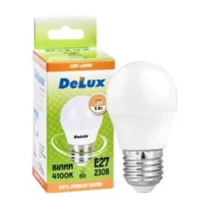 Світлодіодна лампа Delux BL50P 5Вт 4100K 220В E27 (90012457)