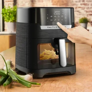 Фото мультипечь tefal easy fry&grill vision window ey506810