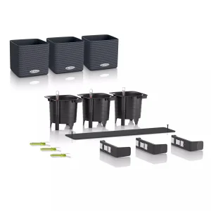 Комплект вазонів Lechuza Green Wall Home Kit Color білий 48х6х14см (13398)