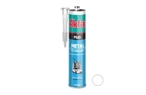Герметик Akfix P645 поліуретановий білий 310мл (AA102)