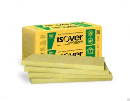 Утеплитель Isover Фасад 1000x600x50мм 125-155 кг/м3 3,6 м2