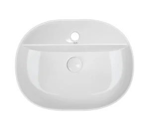 Раковина-чаша Qtap Scorpio з донним клапаном 50,5x38,5x12см (QT14112202W)