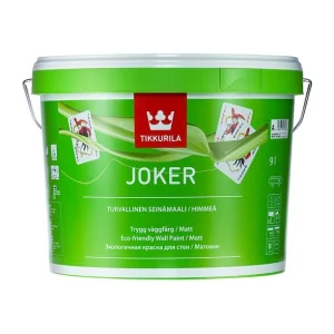 Краска для интерьера шелковисто-матовая Tikkurila Joker 9л