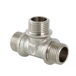 Фитинг резьбовой Valtec тройник 1/2" нар.-нар.-нар. VTr.131.N.0004