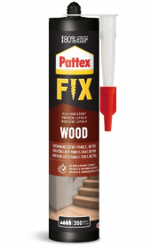 Клей монтажный Pattex Fix wood акриловый белый 385г
