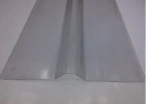 Коньковий елемент 1.10x0.18 м (0.8 мм) прозорий