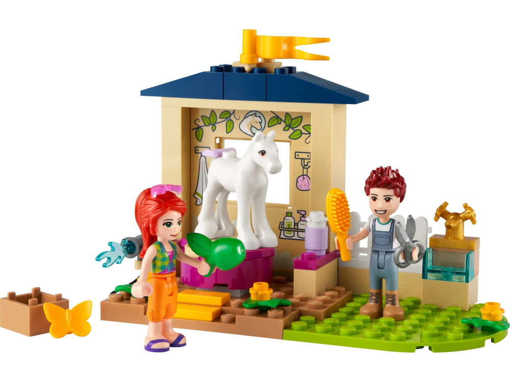 Конструктор Lego Friends Конюшня для миття поні 60 деталей (41696)