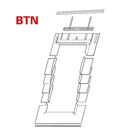 Оклад Roto Designo BTN 05/09 54x98см