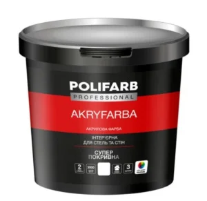 Фарба інтер'єрна Polifarb AkryFarba 4,2кг