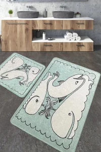 Набір килимків для ванної кімнати Chilai Home Helsinki 60x100+50x60см (CH_110024181)