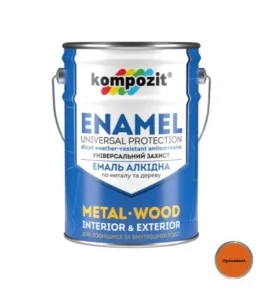 Емаль алкідна Kompozit оранжева 24кг