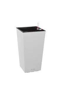 Квітник Plastkon ELISE 25x25x46см білий матовий