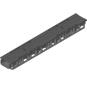 Жолоб HAURATON Recyfix Standard 100 150х80х1000 тип 80 РР-РЕSW 6мм C250 1м (41236)