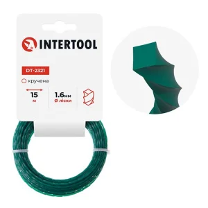 Леска для триммера Intertool квадрат витая 1,6ммx15м (DT-2321)