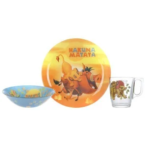 Набір посуду Luminarc Disney Lion King 3 предмети (9345P)