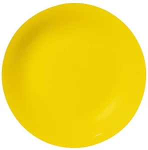 Фото тарелка luminarc arty yellow 205 мм десертная