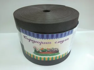 Бордюрна стрічка Геодор 15 см x 25 м коричнева