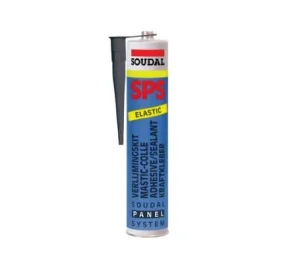 Клей-герметик для фасадів Soudal Soudabond SPS чорний 600мл (000020000000086601)