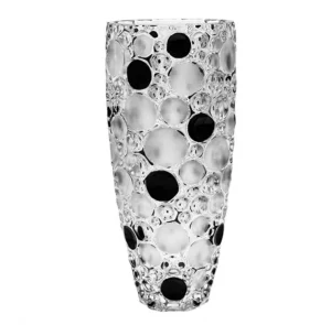 Фото ваза bohemia lisboa 350мм lister black (9567)