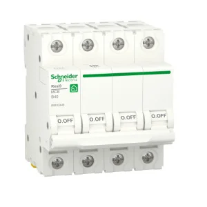 Автоматичний вимикач Schneider R9F02440 4-п RESI9 40A В 6kA (R9F02440)
