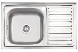 Кухонна мийка Brinex Satin 5080-L 0,6мм (BRIN5080LSAT06)