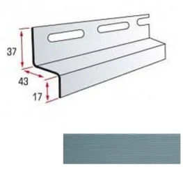 Планка навесная Альта-Профиль Alta-Siding серо-голубой 3,66м