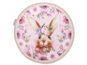 Серветка Lefard Home Textile Кролик рожева 36см (711-091)