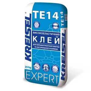 Клей для облицювання всіма видами плитки Kreisel Expert TE14 25кг