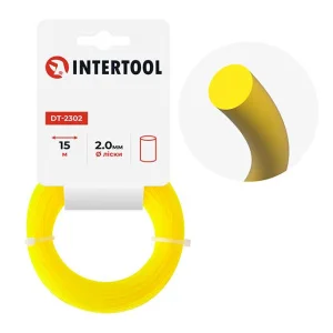 Леска для триммера Intertool круглая 2ммх15м (DT-2302)