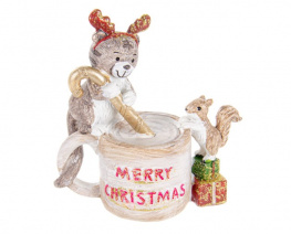 Фото фигурка декоративная lefard рождественское какао 12см (192-171)