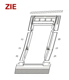 Оклад Roto Designo ZIE 05/09 54x98см