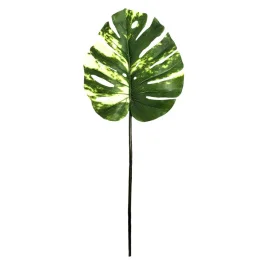 Фото искусственные листья engard monstera alba 73см (tw-54)