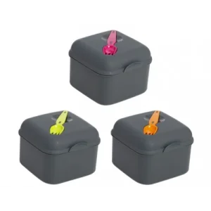 Ланч бокс з приладами Herevin Salad Box Grey Mix (161450-560)