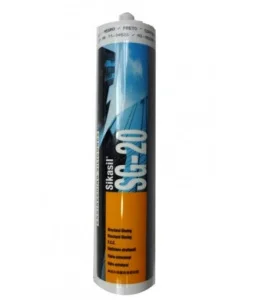 Клей-герметик силіконовий Sika Sikasil SG-20 чорний 600мл (107627)