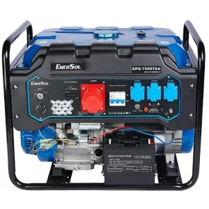 Генератор бензиновий EnerSol EPG-7500TEA трифазний 7,5кВт