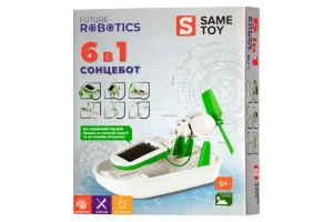 Фото робот-конструктор same toy солнцебот 6 в 1 на солнечной батарее (2011ut)