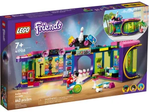 Фото конструктор lego friends диско-аркада на роликах 642 деталей (41708)