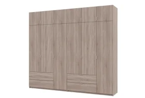 Фото распашной шкаф для одежды doros лукас дуб сонома 3и3 дсп 270х50х240 (42005115)