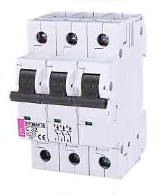 Автоматический выключатель ETI 3p C 32А 10kA (2135719)